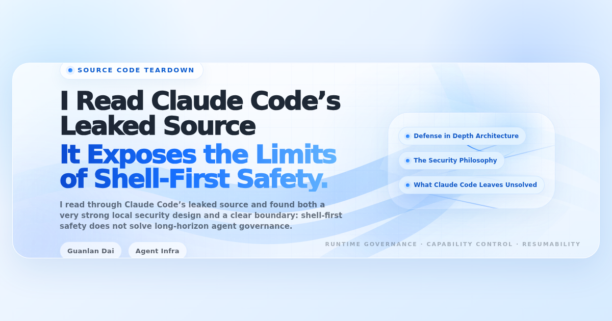 I Read Claude Code’s Leaked Source. It Exposes the Limits of Shell ...